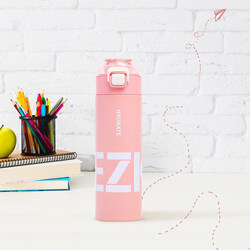 Eazy Kids Insulated Travel Water Bottle, 550ml, Pink