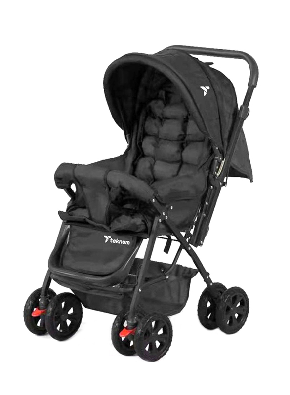 Teknum Reversible Look at Me Stroller, Black