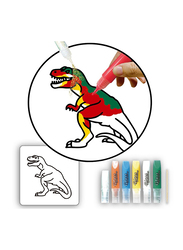 Little Story DIY Kids Dinosaur Art & Craft 3D Painting Set, Drawing & Painting Supplies, Ages 3+