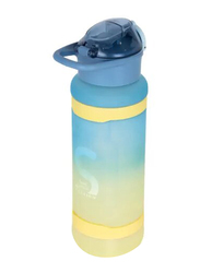 Nova Kids Water Bottle with Straw, 1000ml, Blue