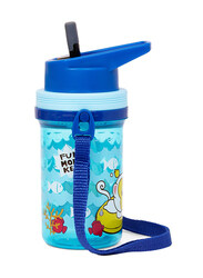 Eazy Kids Water Bottle With Straw, 500ml, Blue