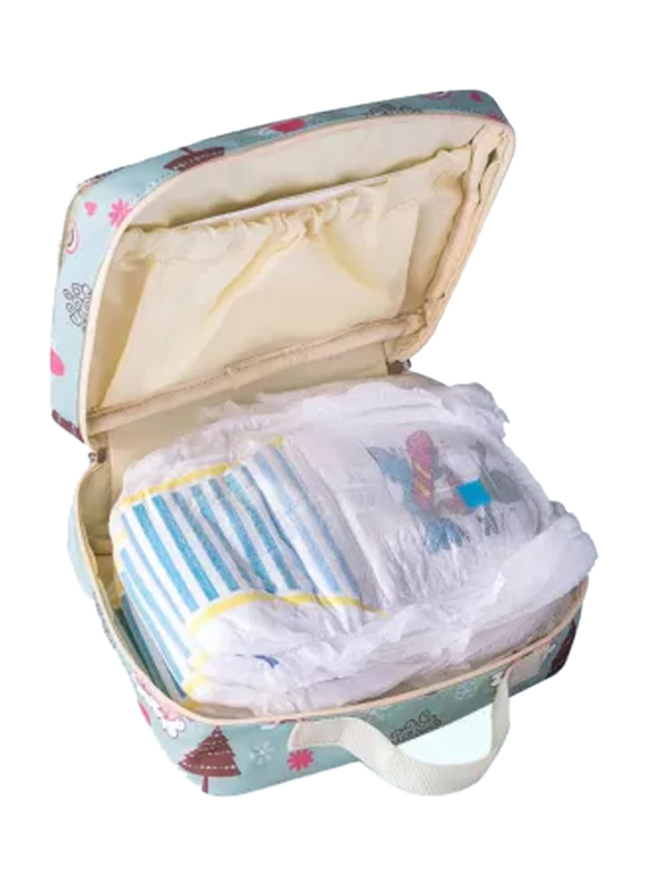 Sunveno Diaper Changing Clutch Kit for Kids Unisex, Medium, Green