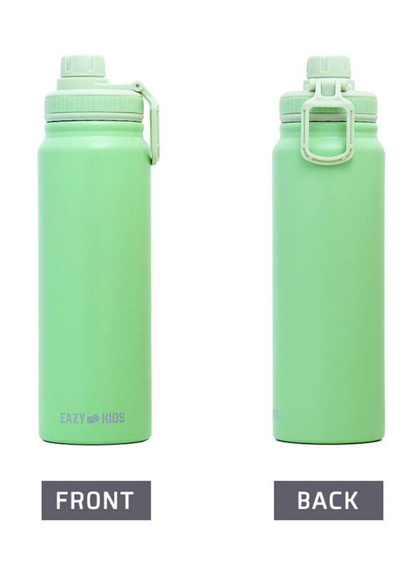 Eazy Kids Insulated Tracking Water Bottle, 800ml, Light Green