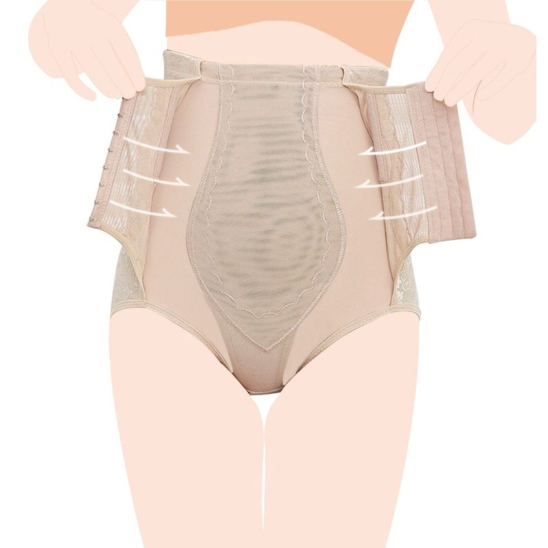 Sunveno Maternity Postpartum Abdominal Pant Style Belt, Beige, Medium