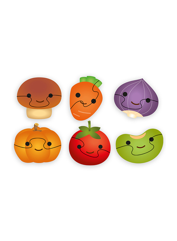 Little Story 6-Piece Vegetables Matching Puzzle