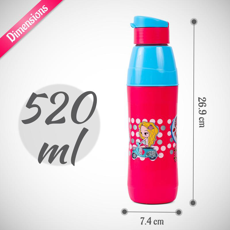 Milton Kool Style Water Bottle, 520ml, Pink