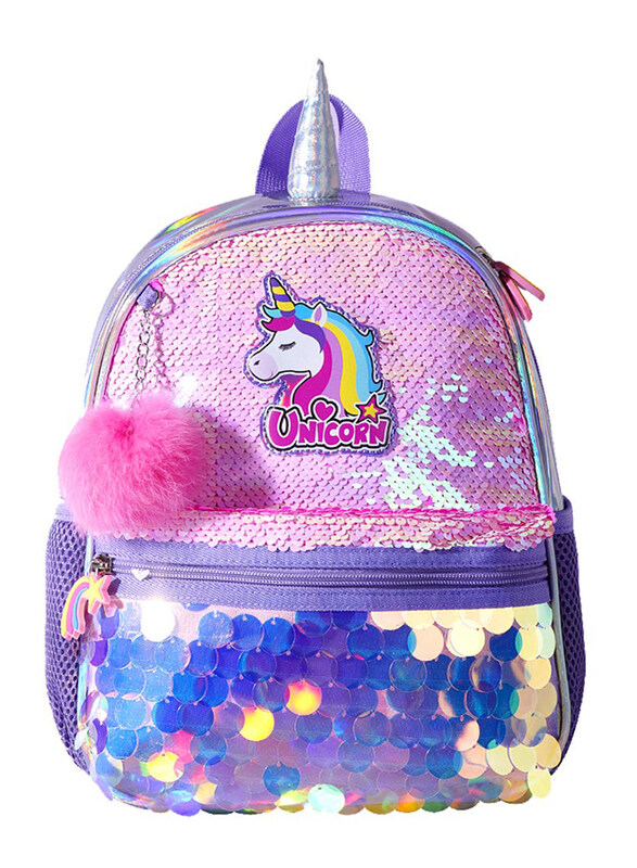 

Sunveno Unicorn Sparkle Backpack for Kids, Pink