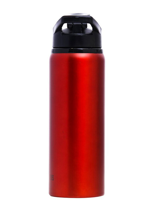 Eazy Kids Stainless Steel Sports Water Bottle, 700ml, Red