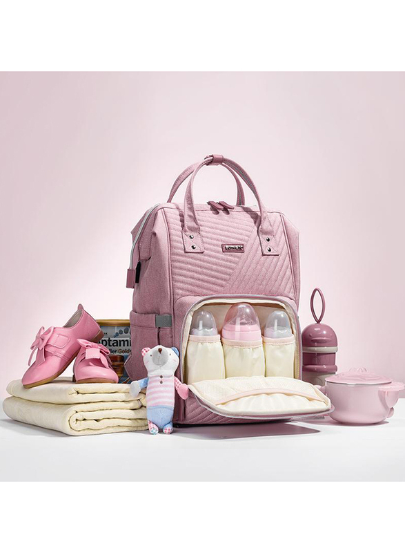Sunveno Diaper Bag, Nova Pink