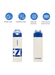 Eazy Kids Insulated Travel Water Bottle, 550ml, Blue