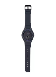 Casio Baby-G Analog/Digital Watch for Women with Resin Band, Water Resistant, BGA-260-1ADR, Black-Black