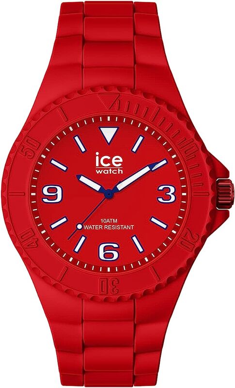 Ice Watch 019870 Ice Generation 3 Hand Quartz Watch for Women, Medium, Red
