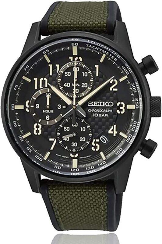 

Seiko Neo Sports Quartz Chrono Khaki SSB373P1 Men's Watch
