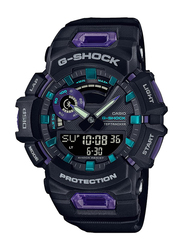 Casio G-Shock Analog + Digital Watch for Men with Stainless Steel Band, Water Resistant and Chronograph, GBA-900-1A6DR, Black