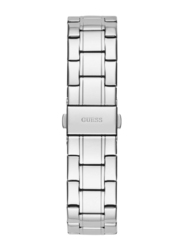 Guess Analog Watch for Women with Stainless Steel Band, Water Resistant, GW0405L1, Silver-Blue