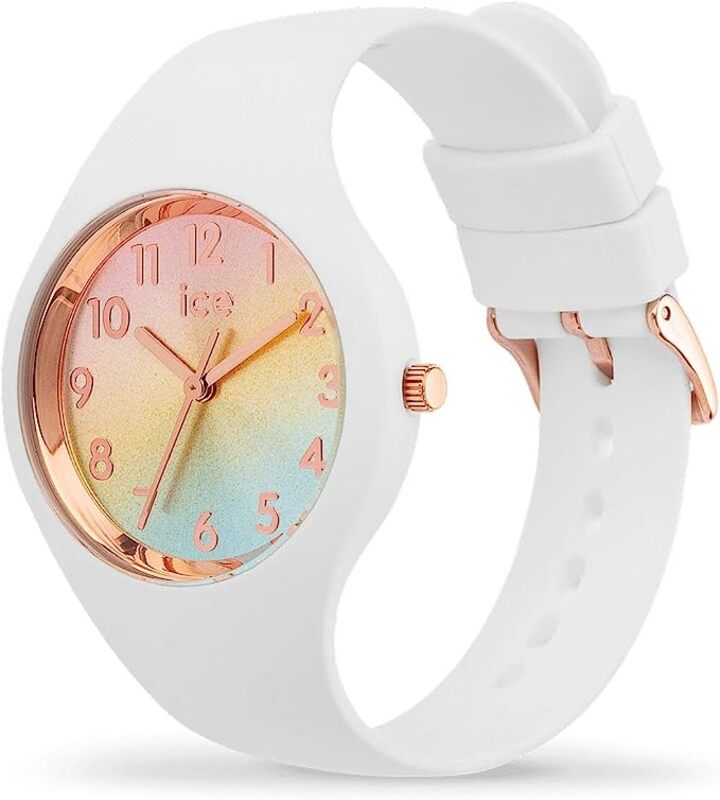 Ice Watch 015743 Ice Sunset 3 Hand Watch, Small, Rainbow