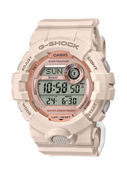 Casio G-Shock Digital Watch for Men with Resin Band, Water Resistant, GMD B800 4, Grey-Pink
