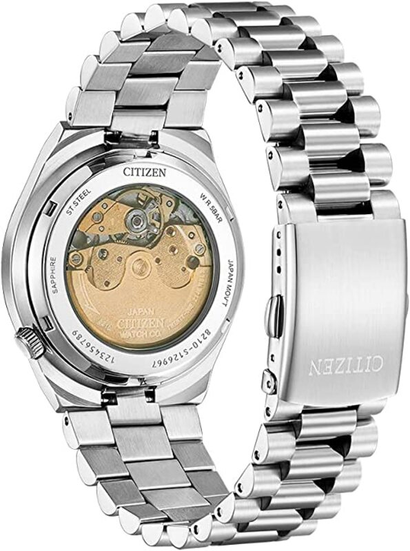 Citizen Men's Analogue Automatic Watch with a Stainless Steel Band Tsuyosa NJ0150-81L