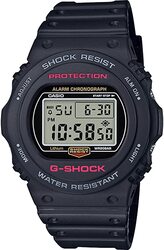 Casio Men's Quartz Watch, Digital Display and Resin Strap DW-5750E-1DR