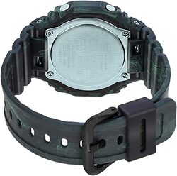 Casio Brand Men's 45mm Black Dial Resin Analogue Digital Watch GA-2100FR-3ADR