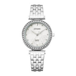 Citizen Womens Quartz Watch, Analog Display And Stainless Steel Strap - ER0211-52A