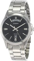 Casio Mtp-1381D-1Avdf For Men- Analog, Casual Watch, Grey Band, Analog Display