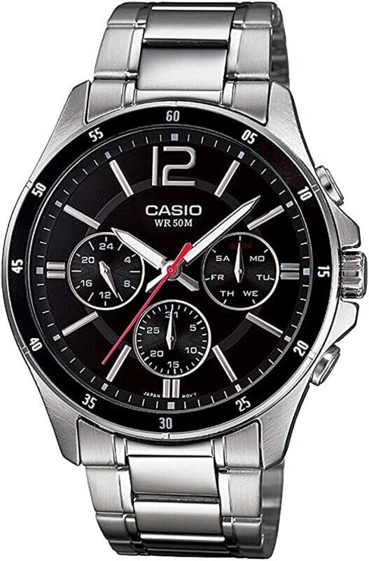 

Casio Men's Dial Stainless Steel Band Watch - MTP-1374D-1AVDF