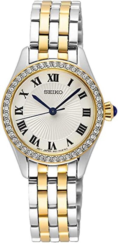 Seiko Classic Quartz Silver Dial Ladies Watch SUR336