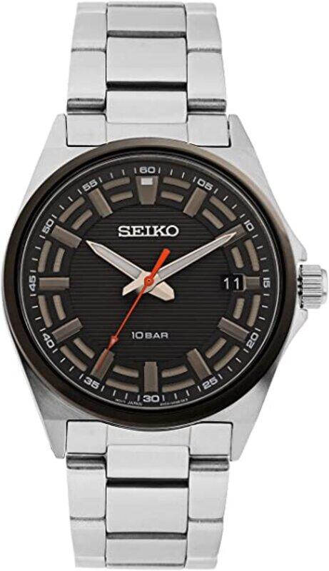 

Seiko Men Analog Stainless Steel Watch Sur507P1, Silver