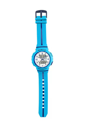Casio Youth Analog-Digital Watch for Women with Resin Band, Water Resistant, BGA-240L-2A2DR (B197), Blue/White