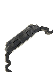 Casio Illuminator Digital Watch for Men with Resin Band, Water Resistant, AE-1100W-1BVDF, Black/Grey