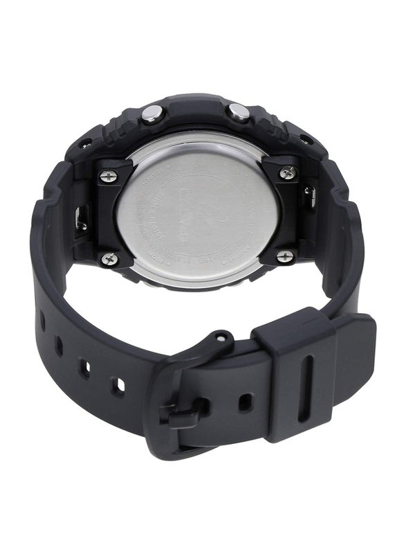 Casio Wriobar Analog-Digital Watch for Women with Resin Band, Water Resistant, BGA-260-1ADR, Black