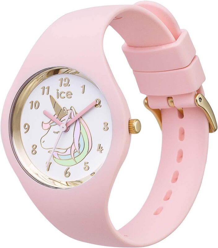 Ice-Watch - ICE Fantasia Unicorn Pink - Wristwatch with Silicon Strap, Small (34 mm), Small (34 mm)