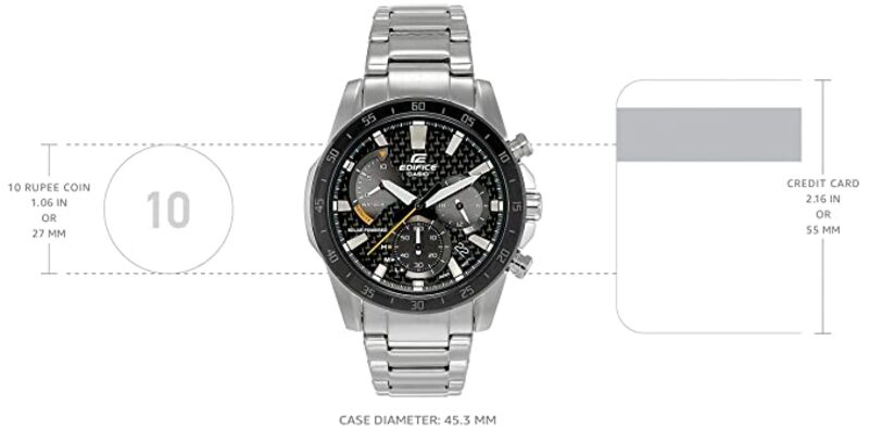 Casio Analog Black Dial Men's Watch-EQS-930DB-1AVUDF