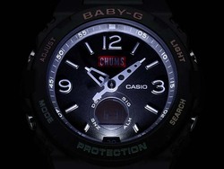 Casio Baby-G x CHUMS Limited Edition Analog/Digital Watch for Women with Resin Band, Water Resistant, BGA260CH-1A, Black-Black
