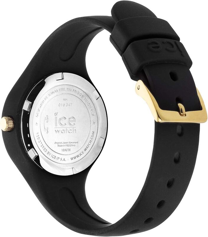Ice-Watch - ICE Glitter Black Numbers - Women's Wristwatch with Silicon Strap - 015347 (Extra small), Black - Numbers, XS, Bracelet