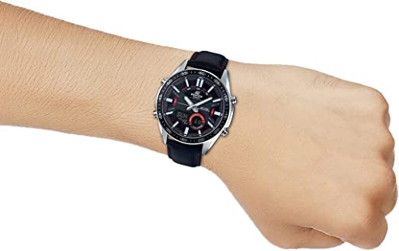 Casio Edifice Analog-Digital Black Dial Men's Watch - EFV-C100L-1AVDF