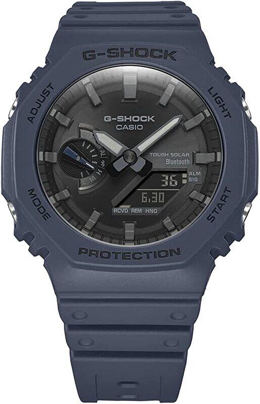 

Casio G-Shock, GA-B2100-2ADR, Analog-DigitaL Watch for Men's, Blue