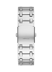 Guess Analog Watch for Men with Stainless Steel Band, Water Resistant & Chronograph, GW0419G1, Silver