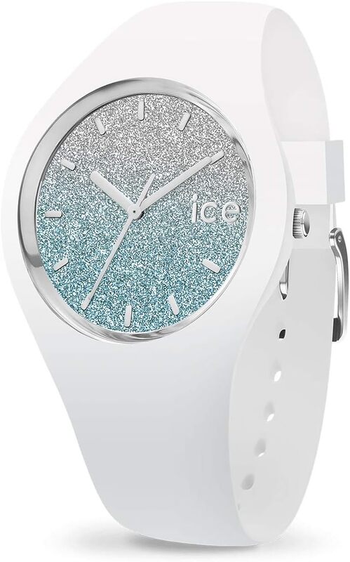 Ice-Watch - ICE lo White Blue - Women's Wristwatch with Silicon Strap - 013425 (Small)