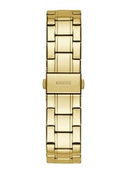 Guess Analog Watch for Women with Stainless Steel Band, Water Resistant, GW0405L2, Gold-Black