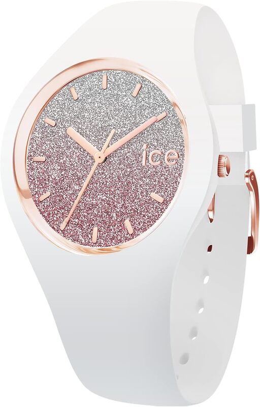 Ice-Watch - ICE lo White pink - Women's wristwatch with silicon strap - 013427 (Small)