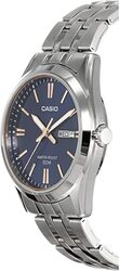 Casio Mens Quartz Watch, Analog Display And Stainless Steel Strap Mtp-1335D-2A2Vdf