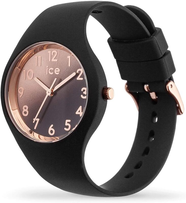 Ice-Watch - ICE sunset Black - Women's Wristwatch with Silicon Strap - 015748 (Medium)