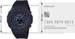 Casio G Shock GA 2100 1A2DR Analog Digital Men's Watch Black