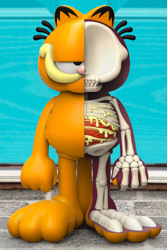 

Mighty Jaxx Jason Freeny x Mighty Jaxx XXRAY Plus Garfield Figure, Ages 15+