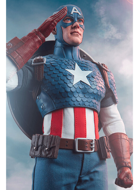 

Sideshow Captain America Sixth Scale Figure, Ages 15+