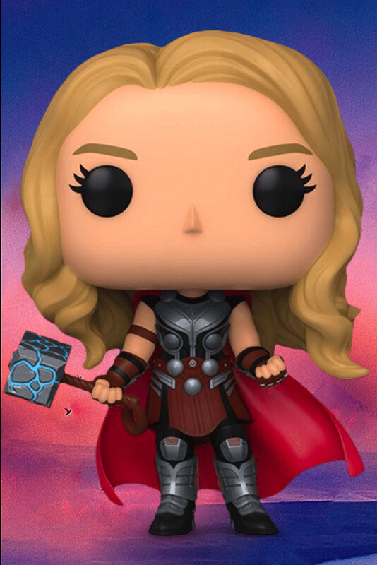 

Funko Pop! Marvel Thor Love and Thunder Mighty Thor Metallic Exclusive, Ages 15+