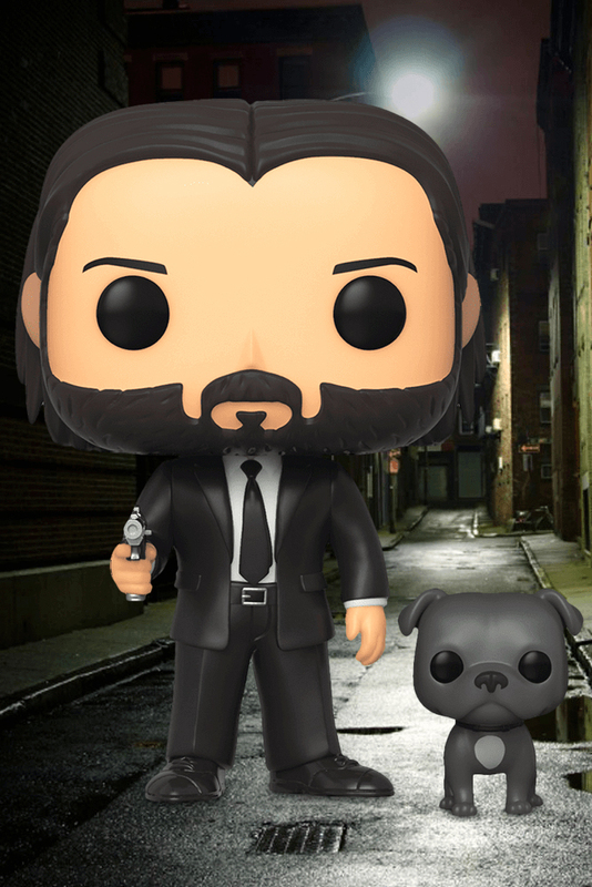 

Funko Pop Movies: John Wick with Dog Figure, Ages 15+