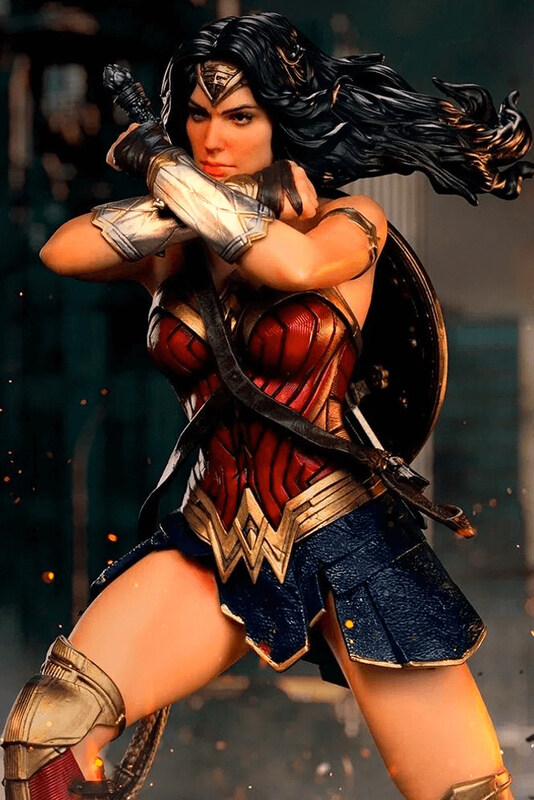 

Iron Studios Zack Snyder's Justice League - Wonder Woman Bds Art Scale 1/10 Statue, Age 15+